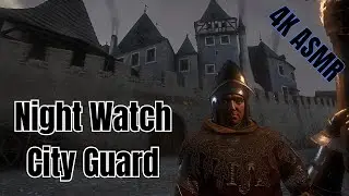 Night Watch in Kuttenberg: Immersive Guard Patrol | Relaxing Video | Kingdom Come 2 [4K ASMR]