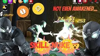 Not Even Awakened… Still a Monster?! Stealth Suit Spiderman Rank 4 Gameplay mcoc