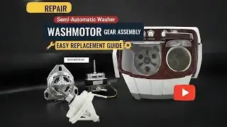 How to replace wash motor/ Gear box in semi automatic washing machine.#washingmachine #electronic 