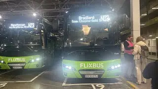N02 Flixbus - London Victoria to Leeds City Bus Station Bus Journey