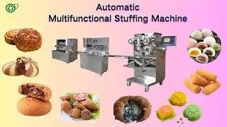 Automatic Stuffing Machine | Maamoul Making Machine | Mooncake Maker |  Tray Arrange Machine #modak