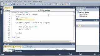 Visual Basic Tutorial - 145 - Game Part 1   Class Libraries