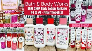Bath & Body Works BAKE SHOP Body Lotion Ranking #4 to #1 + Final Thoughts!