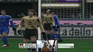MILAN vs REAL MADRID su PES 4 / Winning Eleven 8 [Bobone Mix] 🎮🔥Intensa sfida europea - GOLDEN GOAL!