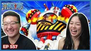 MECHA IN ONE PIECE?!? SO HYPE!! | One Piece Episode 557 Couples Reaction & Discussion