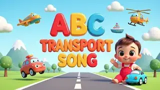 ABC Transport Song 🚗✈️ | Learn Vehicles A&ndash;Z | Fun Travel Poem for Kids | SK Kids Songs