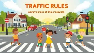 🚦 Traffic Rules for Kids | Road Safety Song & Story | Learn with Fun