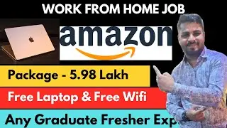 Amazon Hiring Fresher | Work From Home Jobs | Package-5.98 LPA | Latest Jobs 2024 | wfh | Amazon