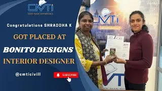 SHRADDHA, K | KVG College of Engineering Sullia | Interior Design Management Training at CMTI Blore.