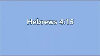 Hebrews 4:15