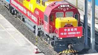 GLOBALink | Regular freight train route links China's Chongqing with Central Asia