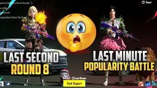 LAST SECOND POPULARITY BATTLE ROUND 8 | 130K SNIPE POPULARITY BATTLE BGMI