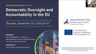 JM Chair Webinar - Democratic Oversight and Accountability in the EU