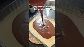 &Ccedil;ok kolay kakaolu kek tarifi nasıl yapılır aşırı derecede lezzetli oluyor