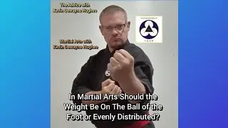 In Martial Arts Should the Weight Be On The Ball of the Foot or Evenly Distributed? ~ Full Video 