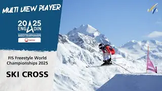 Ski Cross Multi View Player at World Champs | Engadin 2025
