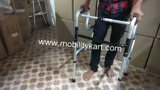 Mobilitykart Lightweight Height Adjustable Folding Step-up Walker