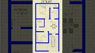 20X40 house plan small house design house plan idea #home #modernhouseplan #homeplan #20X40