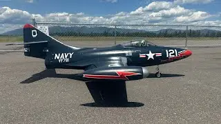 Ziroli F9F Turbine Panther Flight Demonstration