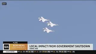 Government shutdown affects Pacific Airshow in Huntington Beach