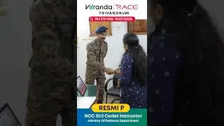 Resmi P | NCC Girl Cadet Instructor,  ministry of defence department | Veranda Race