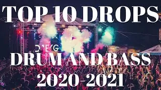 BEST DRUM AND BASS DROPS 2021 (TOP 10 DNB 2020-2021)