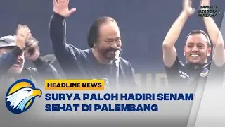 Surya Paloh Hadiri Senam Sehat Restorasi Partai NasDem di Palembang