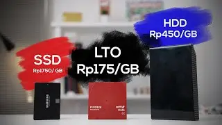 LTO - Storage data yang JAUH LEBIH MURAH dari harddisk.