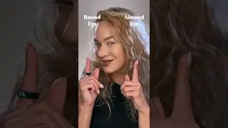 ⚠️Easy Tutorial⚠️ Round & Almond eye makeup 👀 #shorts