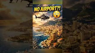 Why Monaco Has No Airport 🚁#Monaco#MonacoFacts#NoAirport#GeographyFacts#Shorts
