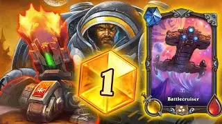 🚀 The Rank 1 Legend Battlecruiser Shaman 🚀 Did Starcraft SAVE HEARTHSTONE? 🛸
