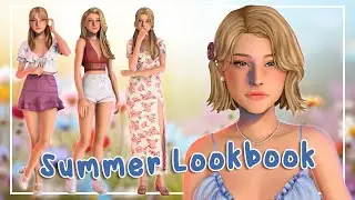 Summer Lookbook | Sims 4 CAS + CC Links