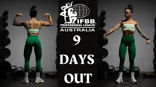 IFBB BIKINI PREP | 9 Days Out | Carb Up, FDOE, Full Body Workout