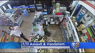 Irate Customer Attacks Clerk, Trashes Santa Ana 7-Eleven