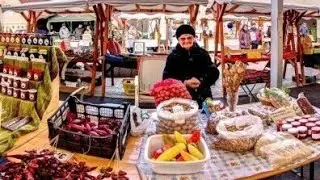 ПРОДУКТОВЫЙ РЫНОК КУРОРТА ХЕВИЗ 2022 . БОЛЬШОЙ ОБЗОР с ВЕНГРОМ. ЦЕНЫ, СОВЕТЫ. Венгрия. ВЛОГ ЭЛЕН