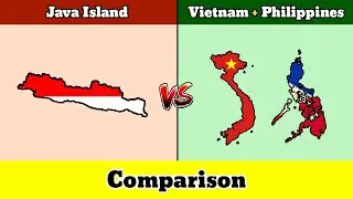 Let's Compare Java VS Vietnam+Philippines | Country Comparison | Data Duck