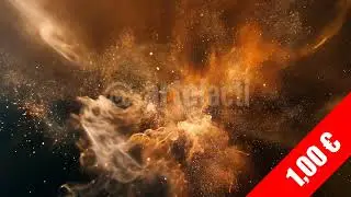 4K Stock Footage | Vibrant Color Powder Explosion 12
