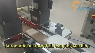 Dustproof Auto Capping Machine 2025 - Food Grade Plastic Lid Sealing