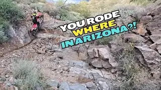 10 Commandments Dirtbike Trail In Boulders OHV (Mile Markers) Arizona
