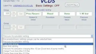 Level control Basic settings