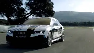 Audi piloted driving: Mit RS7 A.J. &uuml;ber die Rennstrecke in Ascari
