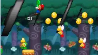Super mario DS walkthrough world 4-A star coin