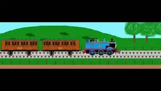 Thomas Puffing Through The Countryside (Short Test Animation By Ben)