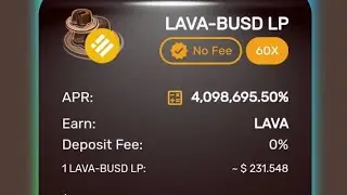 lavacake Finance 10000x APY