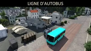 Transport Fever 2 - Map 10 - Autobus AT A - Aix les Thermes  - initiale