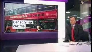 Gay and Christian groups row over bus ads