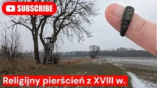Zmarzlina na polu nie odpuszcza...Religijny pierścień z XVIII wieku ratuje mi dzień. Odc.68
