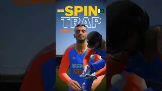 SPIN 🌀 TRAP 🔥 AXAR 🆚 RIZWAN | IND VS PAK ⚔️ #shorts
