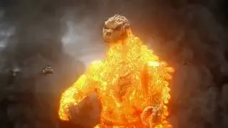 Ghost Godzilla Fights Destoroyah!