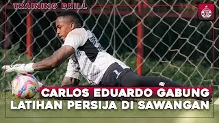 Carlos Eduardo Gabung Latihan Tim di Persija Training Ground | Training Drill